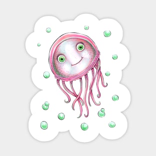 Adorable Jellyfish Sticker